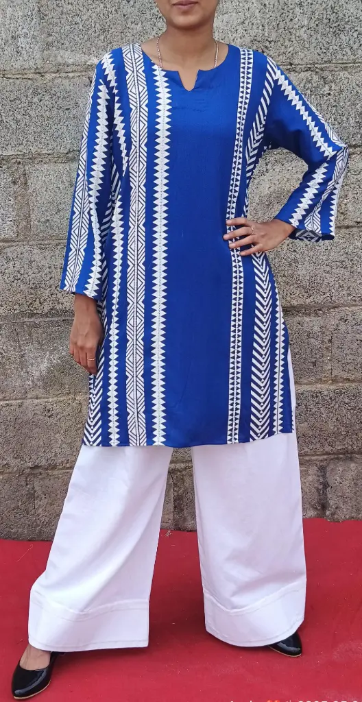 SKYLINE CHARM WHITE FARSHI CO-ORD SET