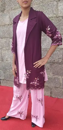 PARTY WEAR 3 PIECE CO-ORD SET