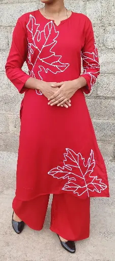 ELEGANT RED CO-ORD SET
